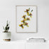 Green Orchids Floral Art Print
